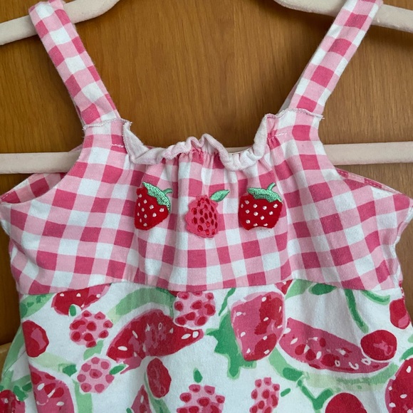 NWOT Big Fish by Sweet Potatoes Inc. strawberry and watermelon set - Picture 2 of 9